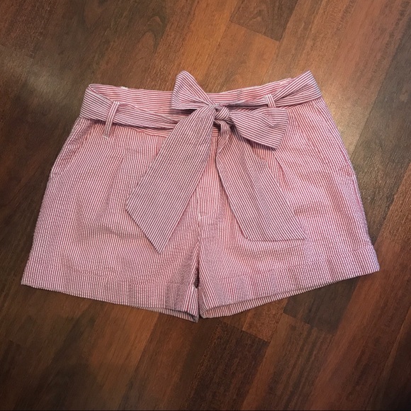 Lauren James Pants - {Lauren James} Seersucker Bow Shorts